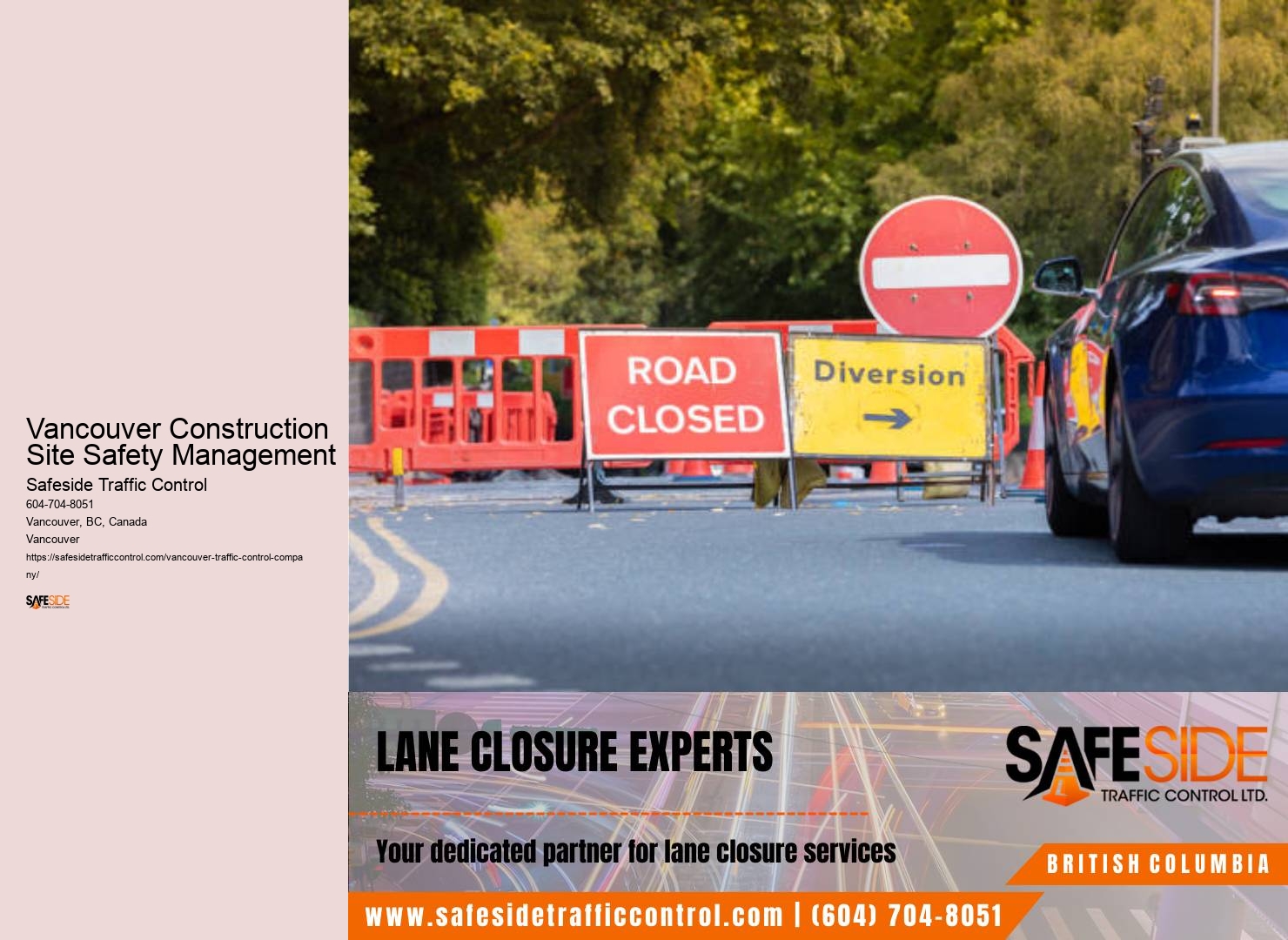 Experienced Traffic Control Supervisor in Vancouver