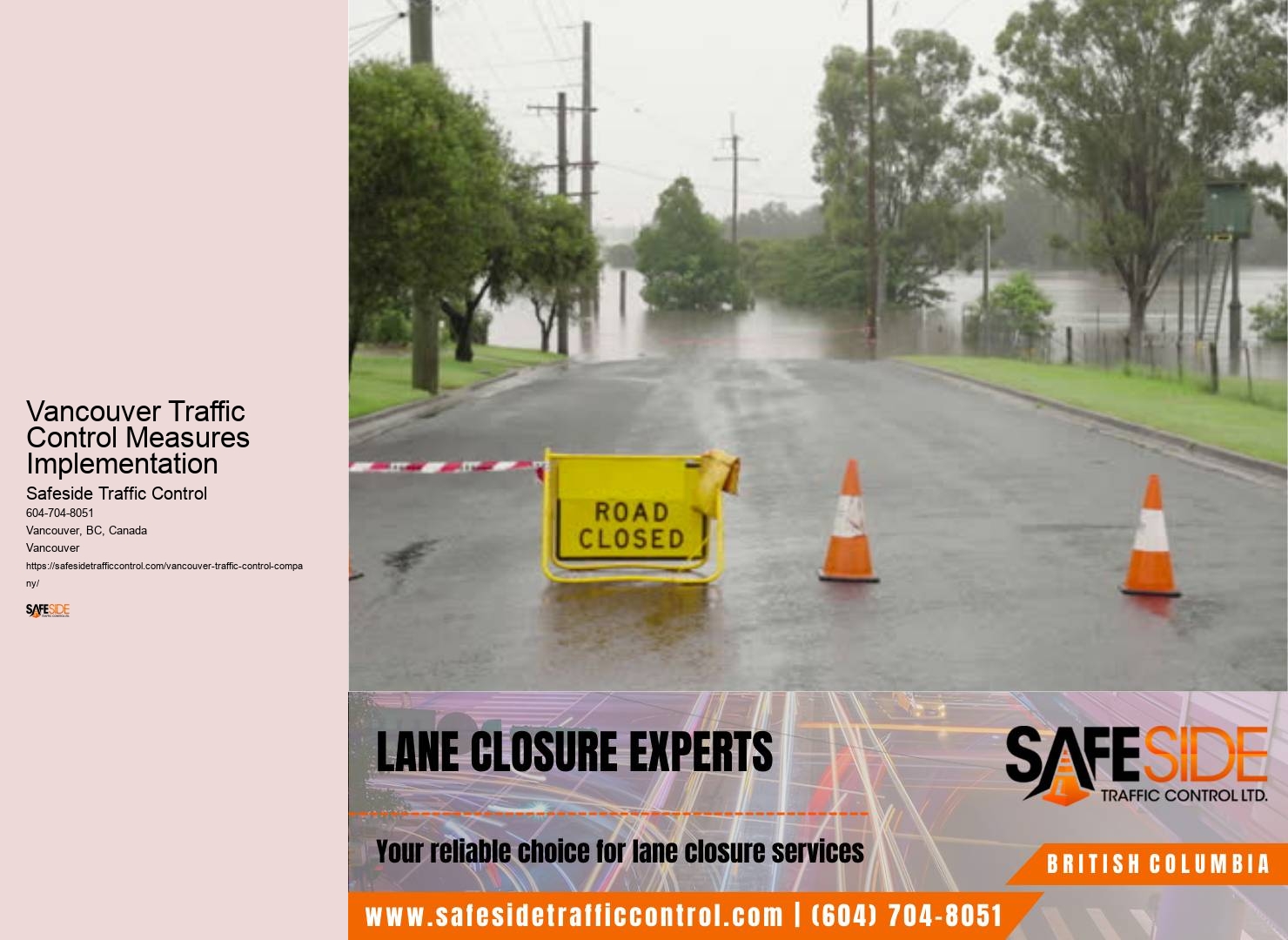 Custom Traffic Management Solutions Vancouver