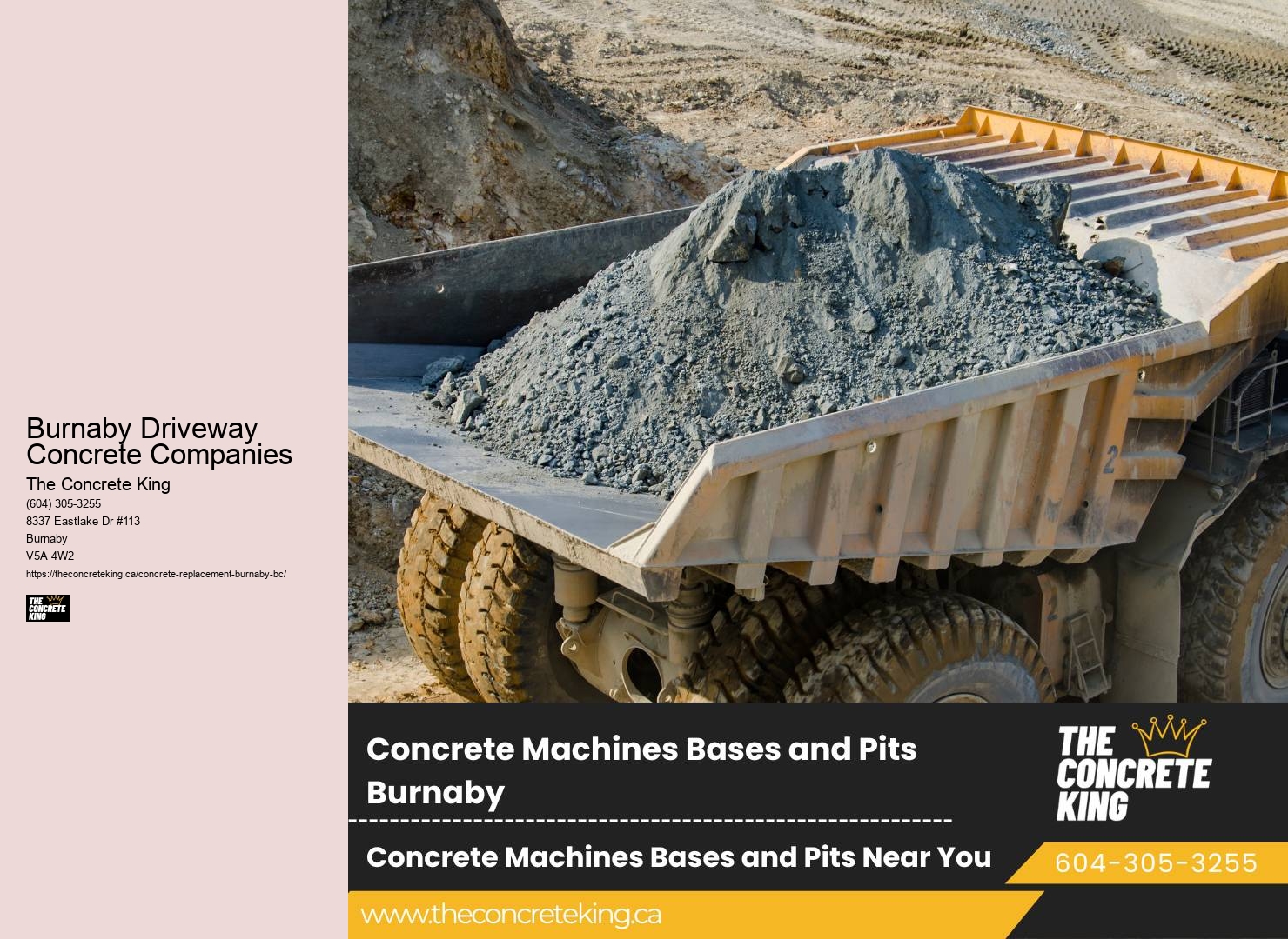 Burnaby Driveway Concrete Companies paving services