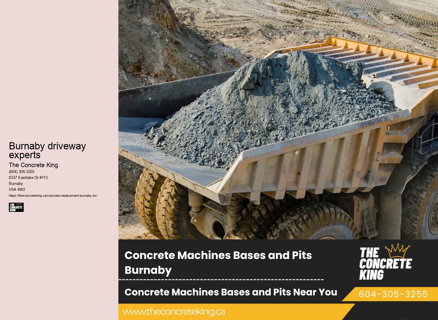 Top Concrete Driveway Services Burnaby driveway experts