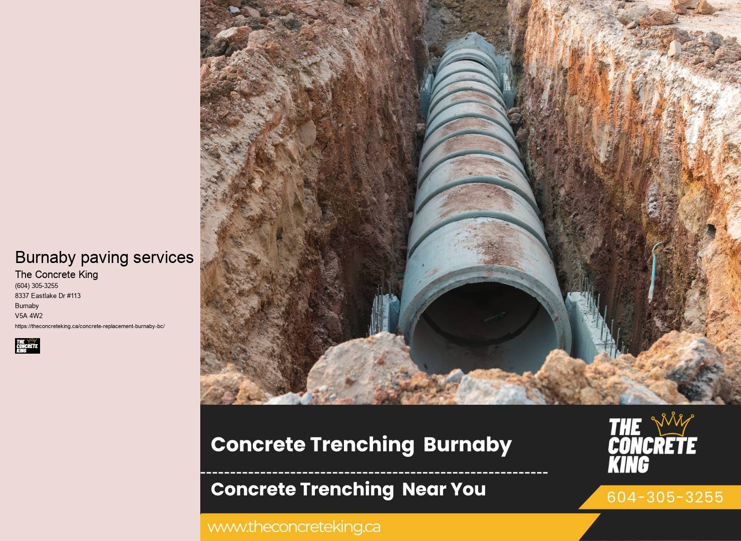 Driveway concrete repair Burnaby paving services