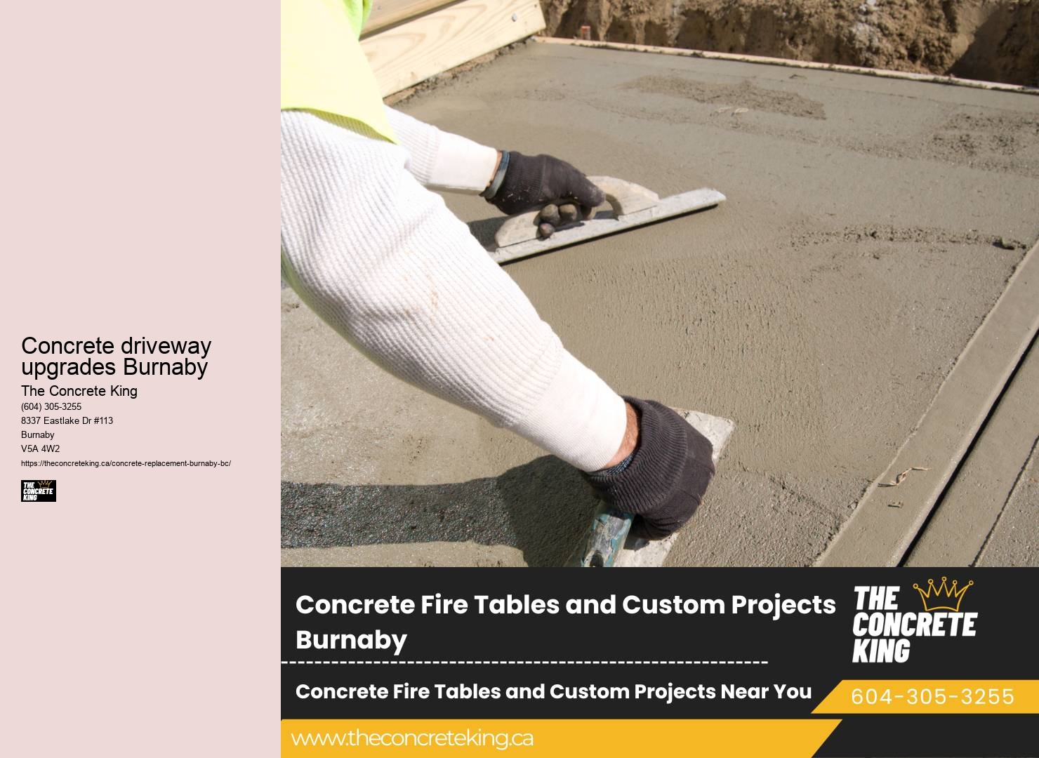 Driveway Replacement Near Me Concrete driveway upgrades Burnaby BC