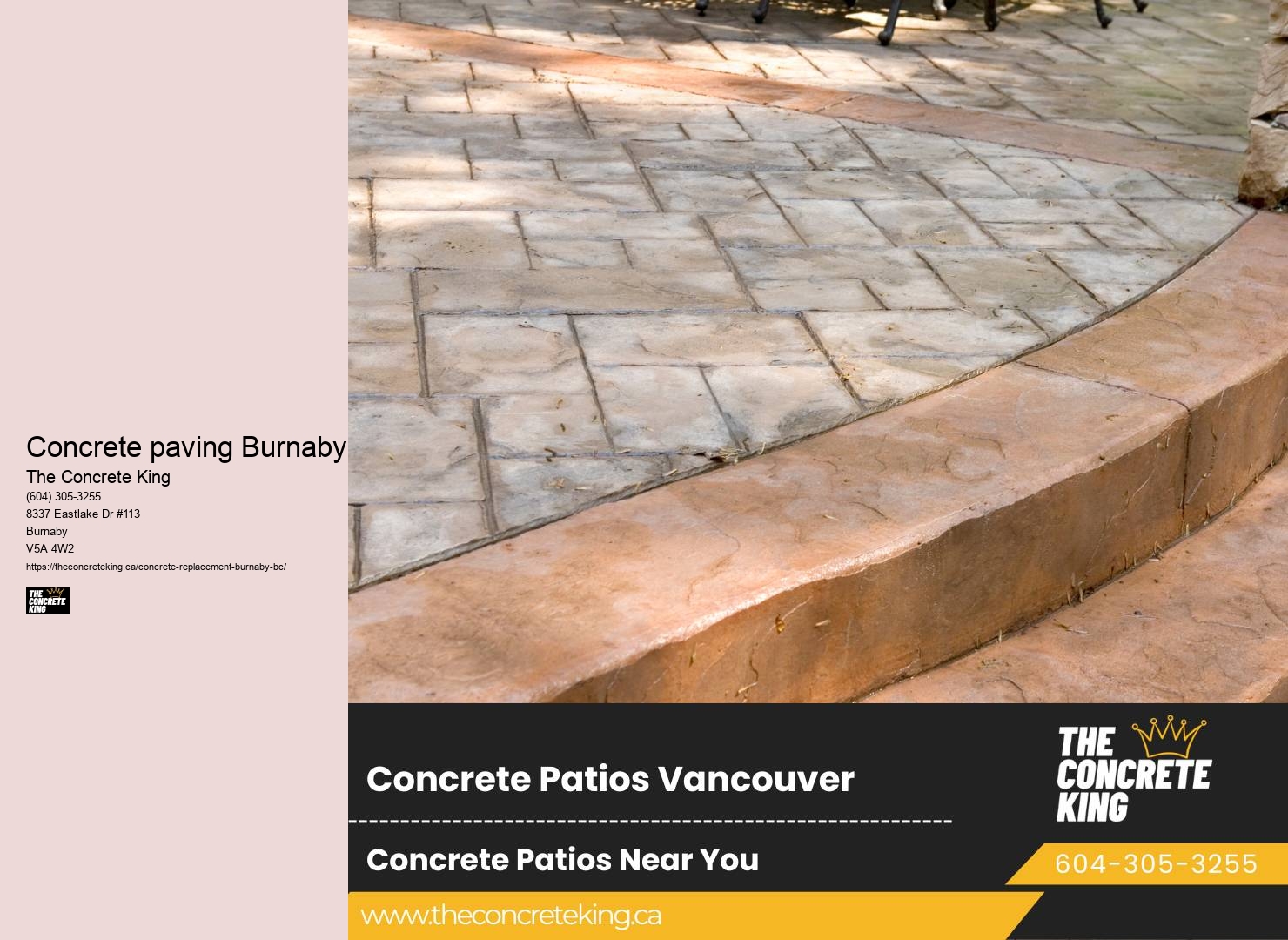 Concrete paving Burnaby