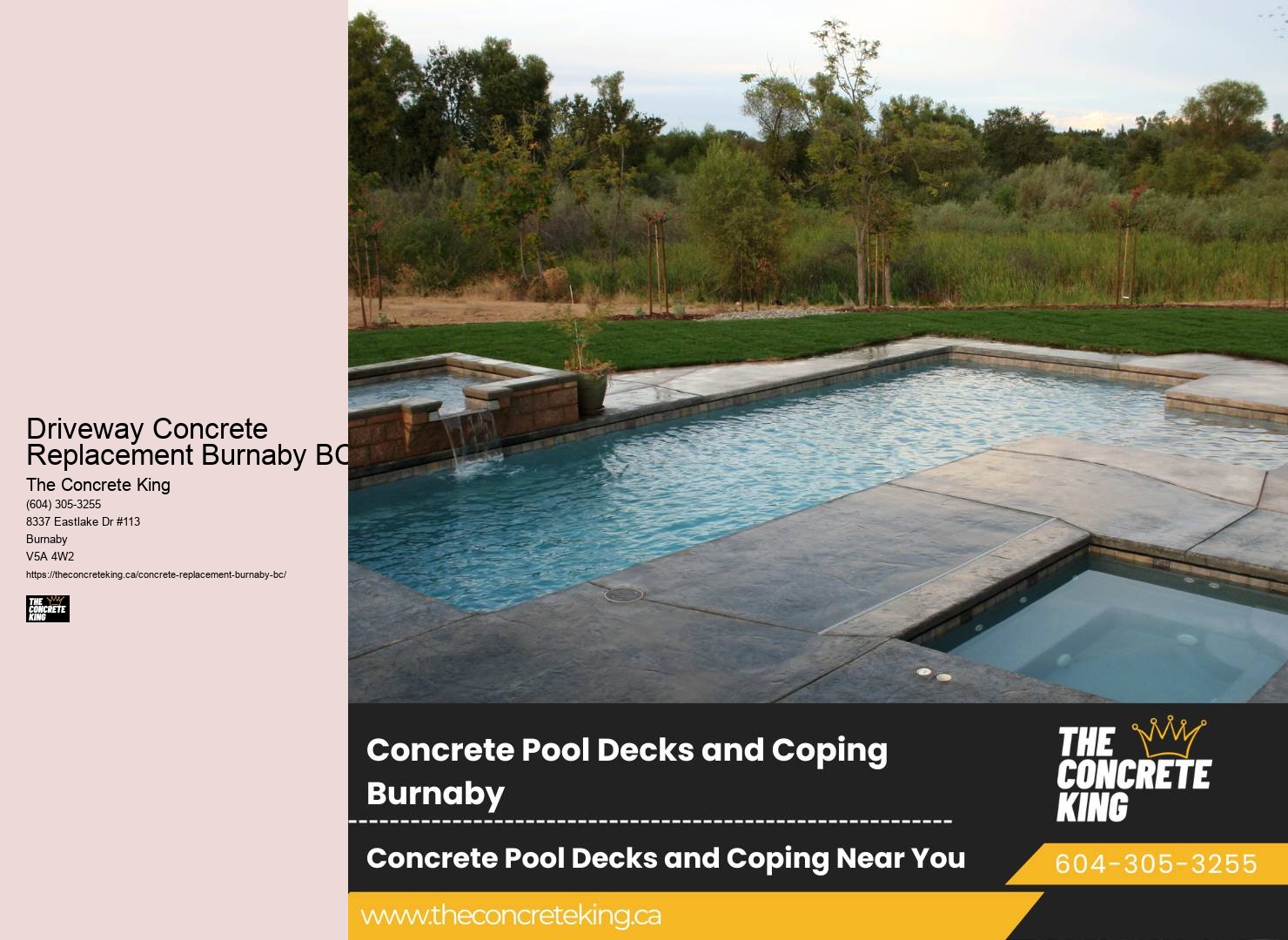 Reliable Concrete Driveway Driveway Concrete Replacement Burnaby BC