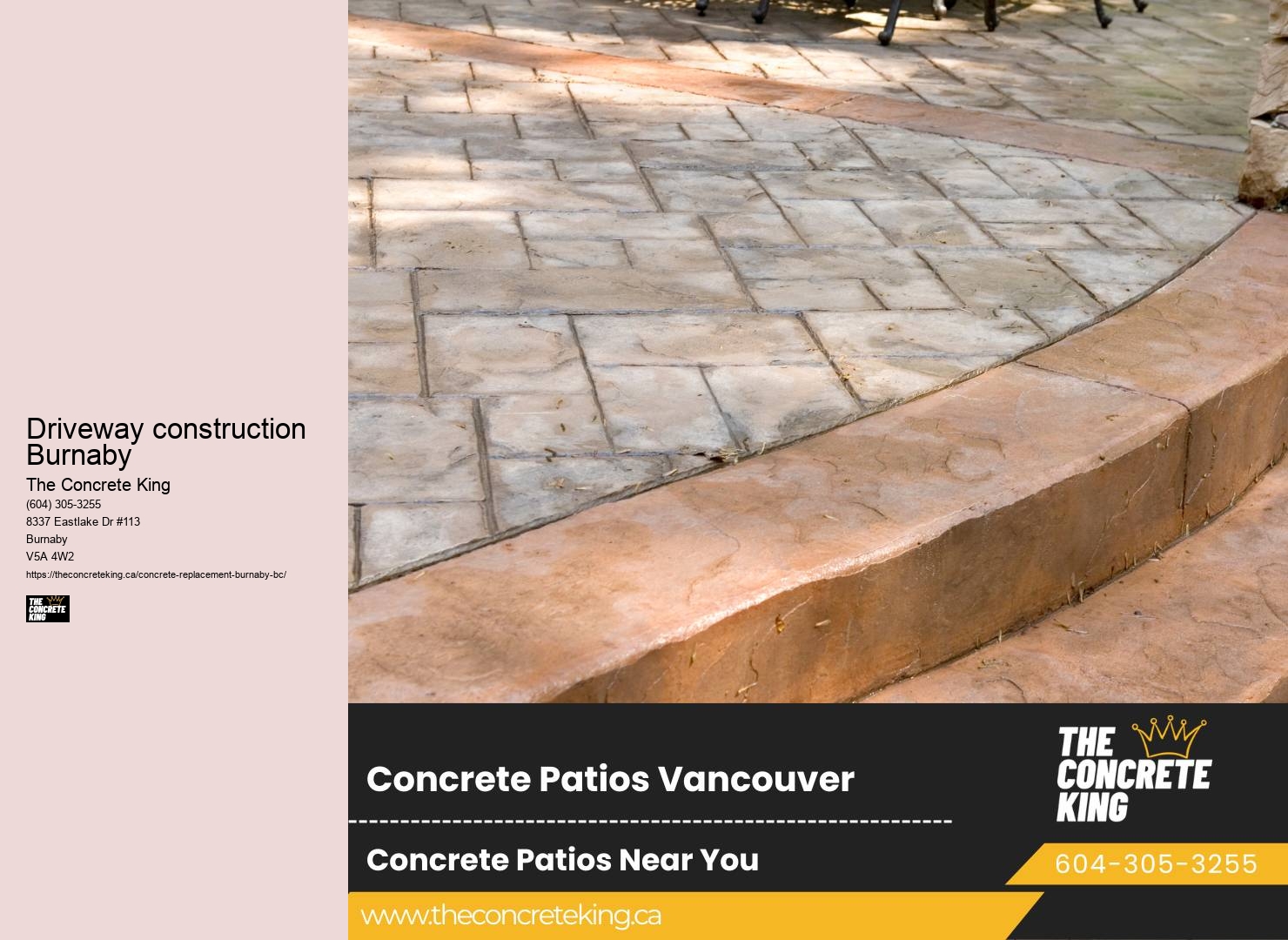 Driveway construction Burnaby