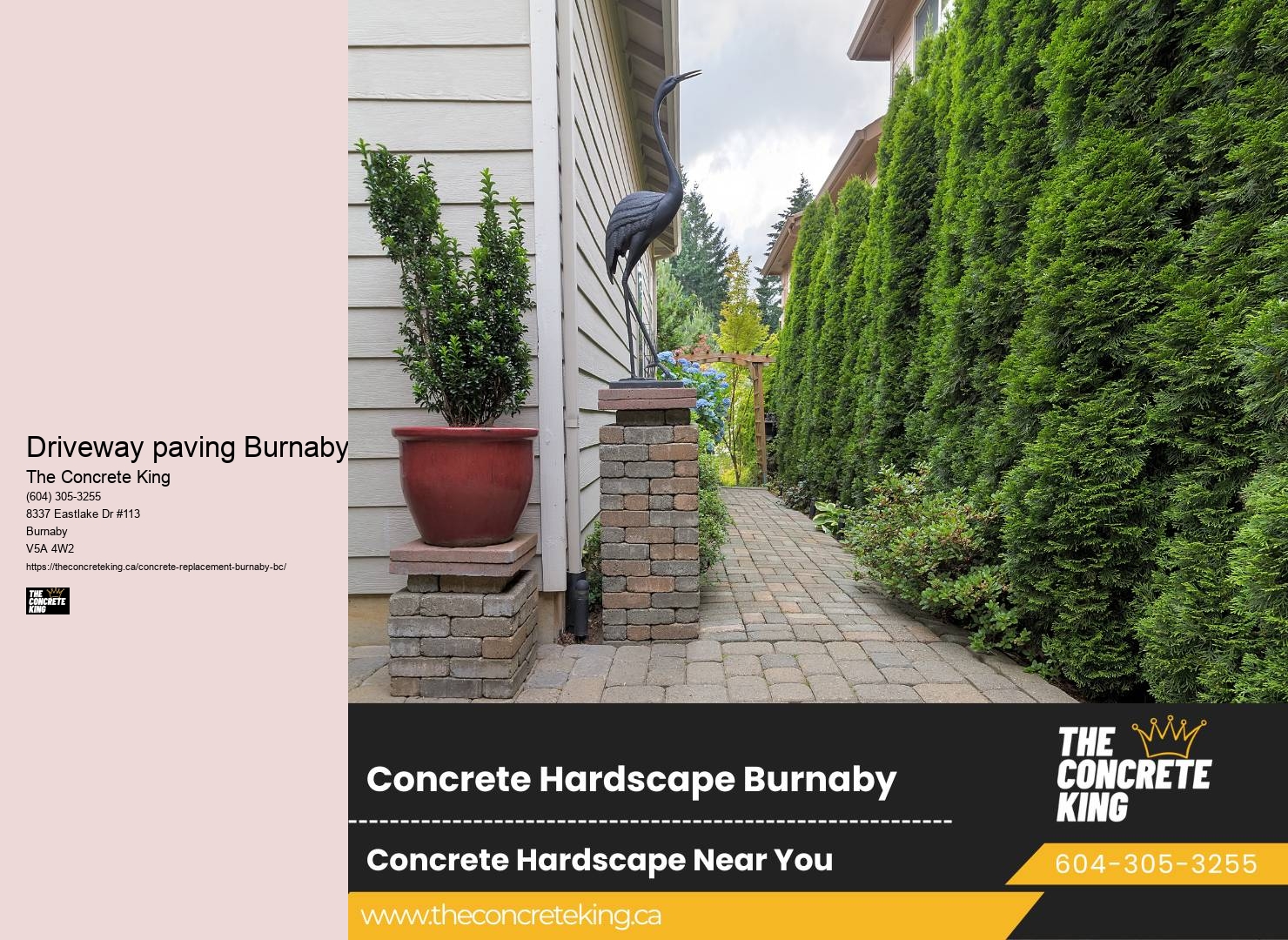 Driveway paving Burnaby driveway repair companies