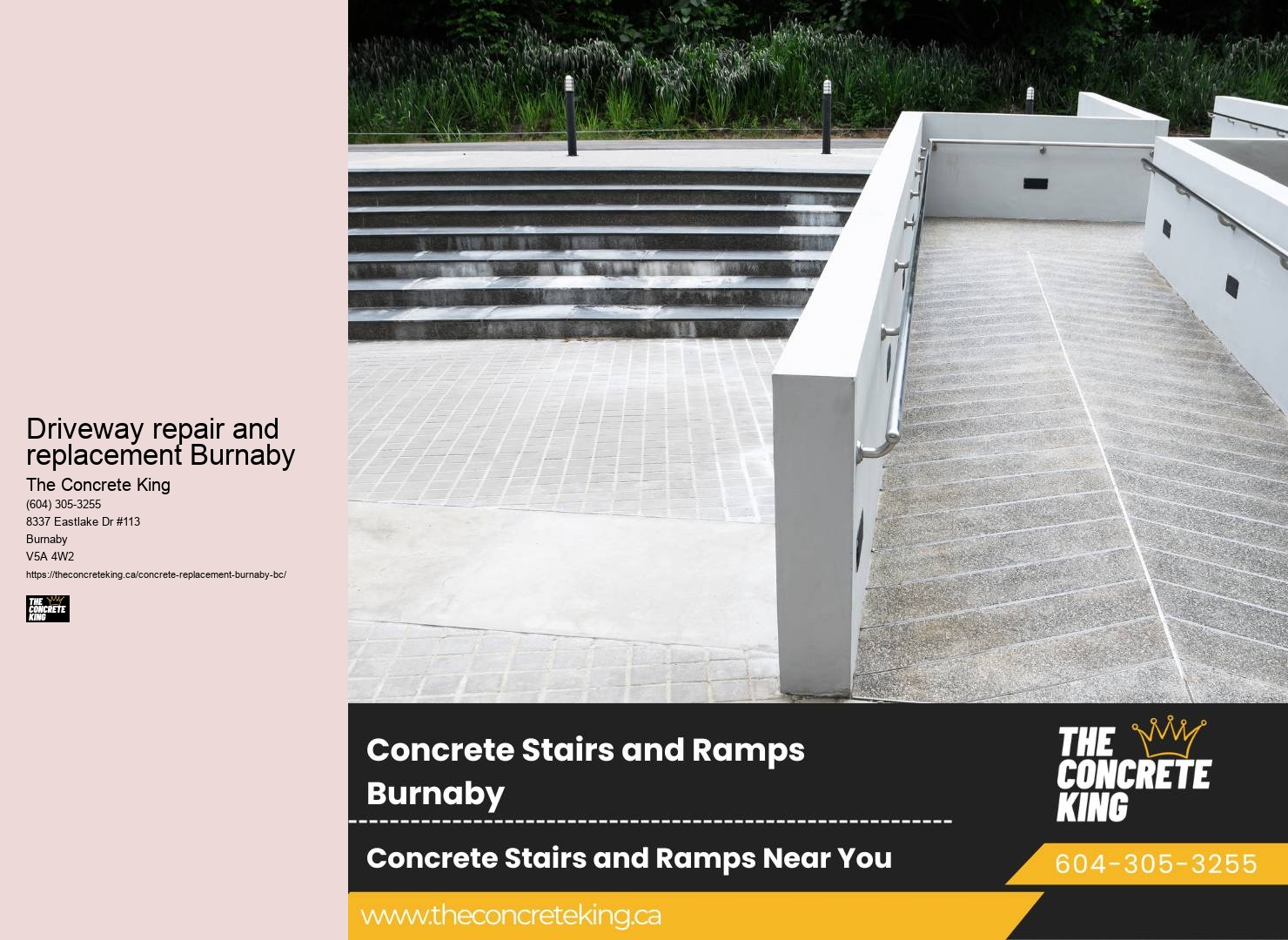 Experienced Driveway Contractors Driveway repair and replacement Burnaby