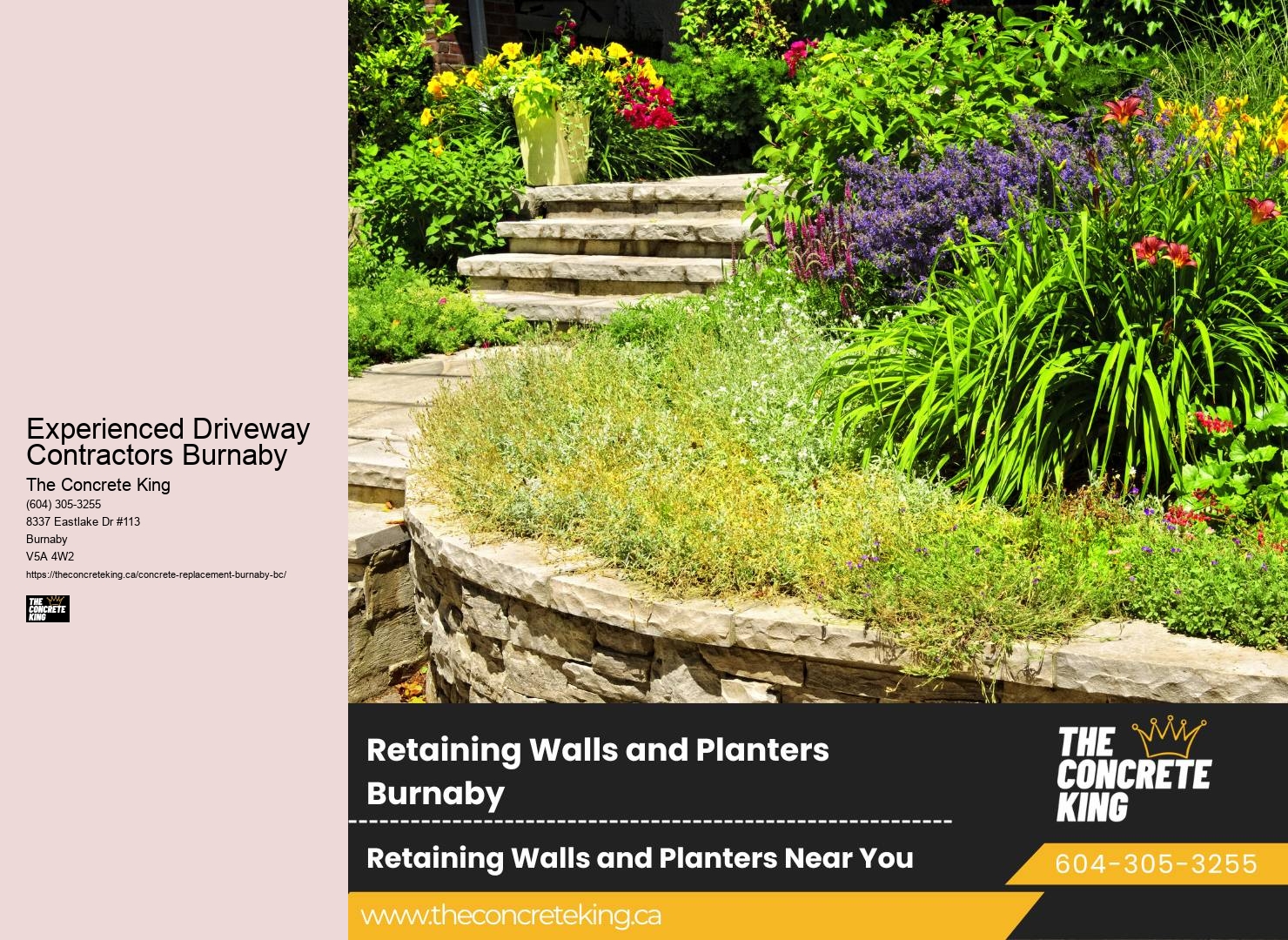 Decorative Concrete Driveways Experienced Driveway Contractors Burnaby