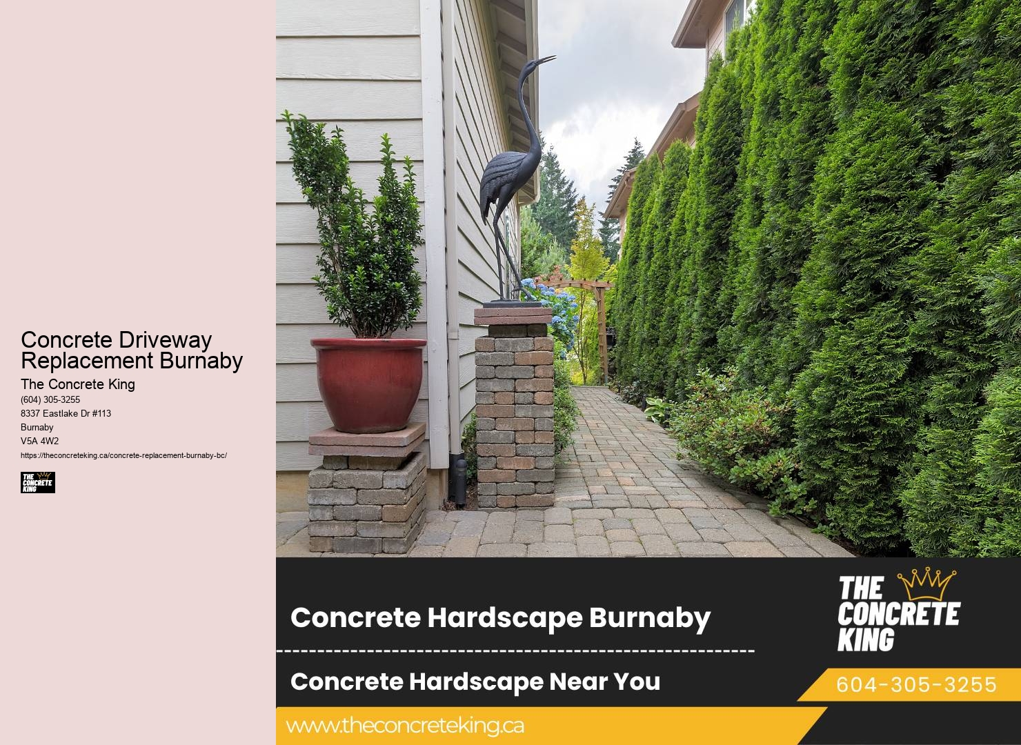 Local Concrete Driveways Concrete Driveway Replacement Burnaby