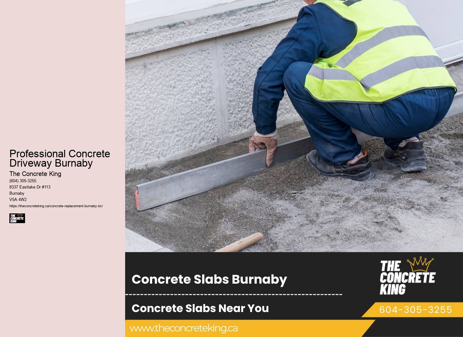 Professional Concrete Driveway Burnaby driveway upgrades