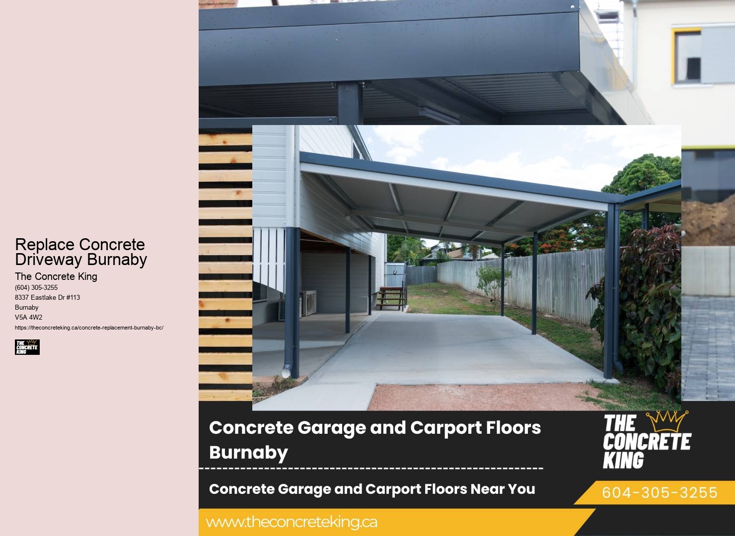 Driveway replacement financing Replace Concrete Driveway Burnaby