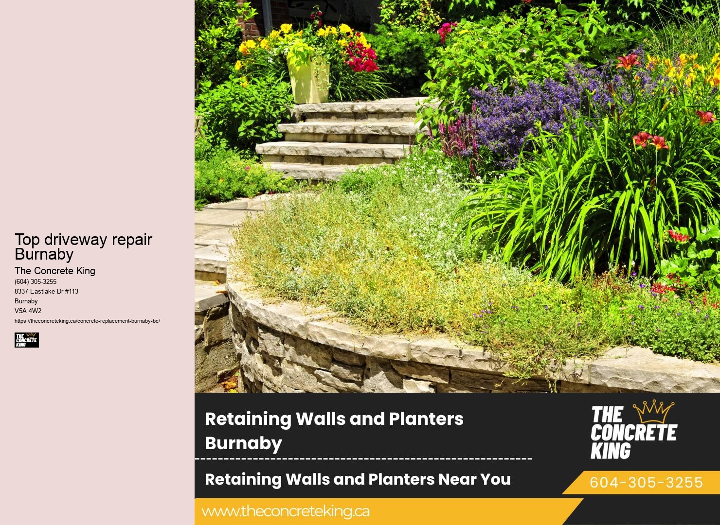 Driveway repair experts Top driveway repair Burnaby