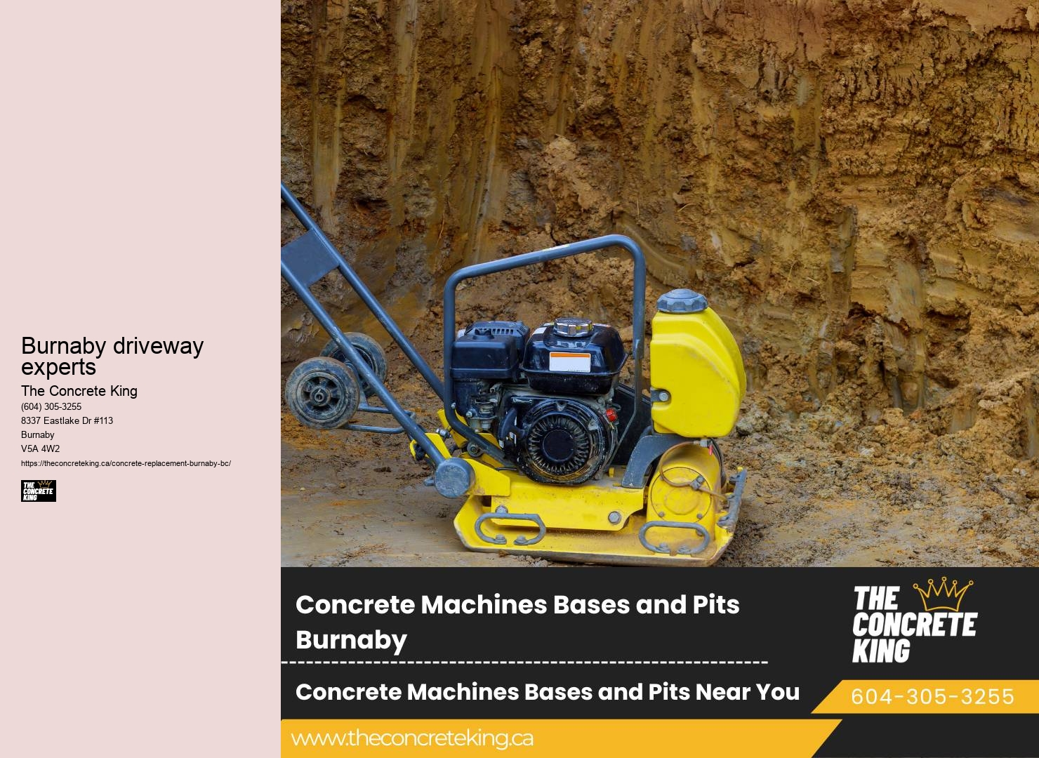 Concrete Driveway Finishing Burnaby driveway experts