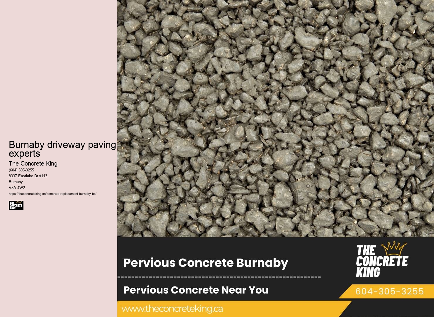 Concrete Driveway Installation Prices Burnaby driveway paving experts